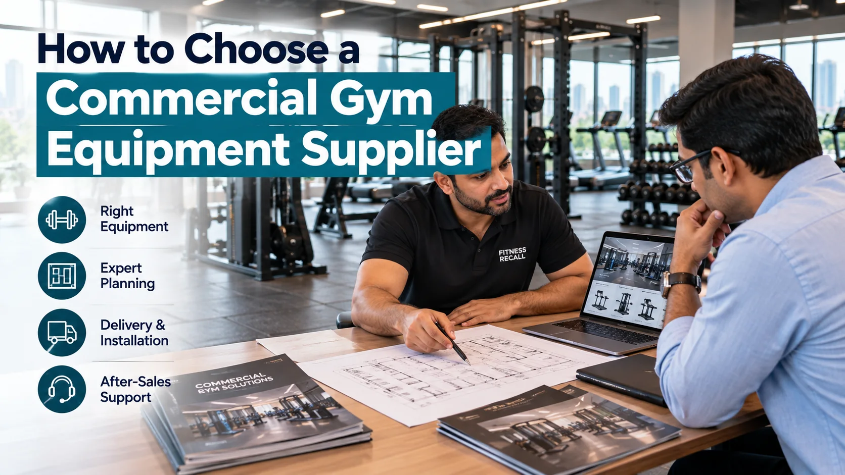 Commercial gym equipment supplier consultation and layout planning