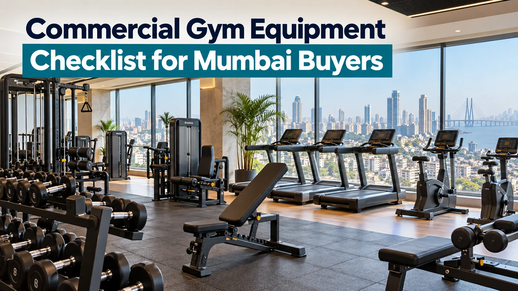Commercial gym equipment planning for a fitness facility in Mumbai
